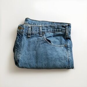 Carhartt Mens Jeans B17 STW Relaxed Fit Blue Denim Work Size 44x 30 (41x30)